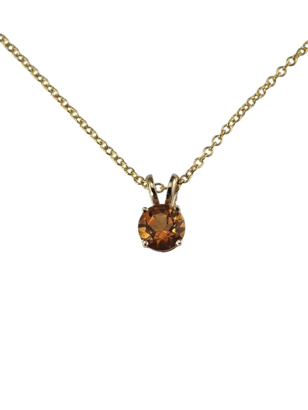 Effy 14K Yellow Gold Citrine Pendant Necklace #25927